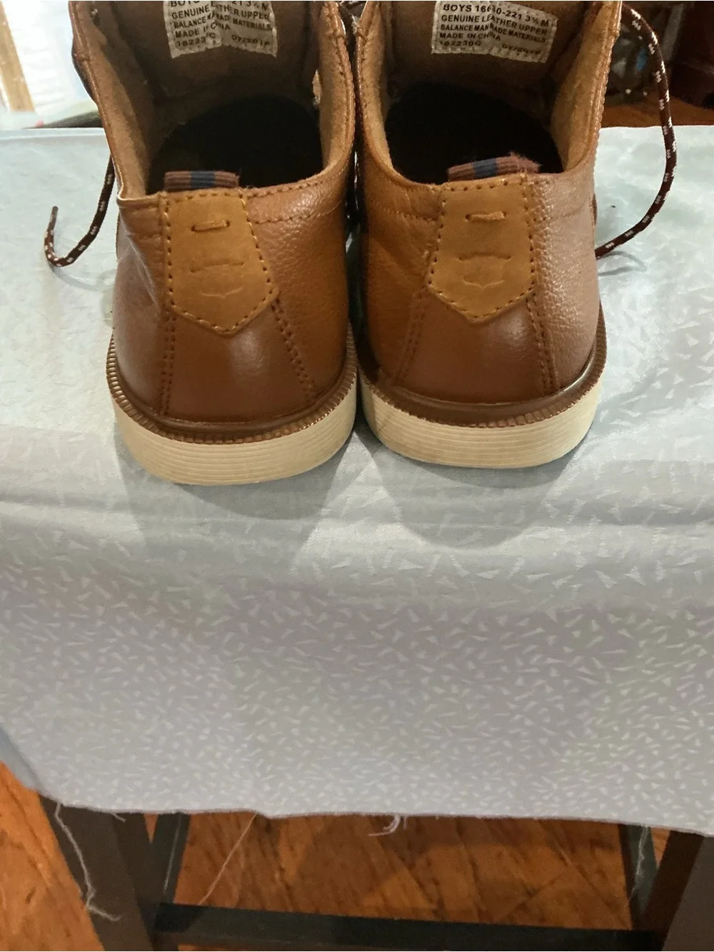 Florsheim Tan-Brown Leather Oxford style leather